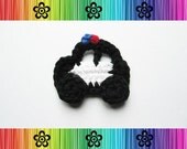 PATTERN-Crochet Police Car Applique-Detailed Photos