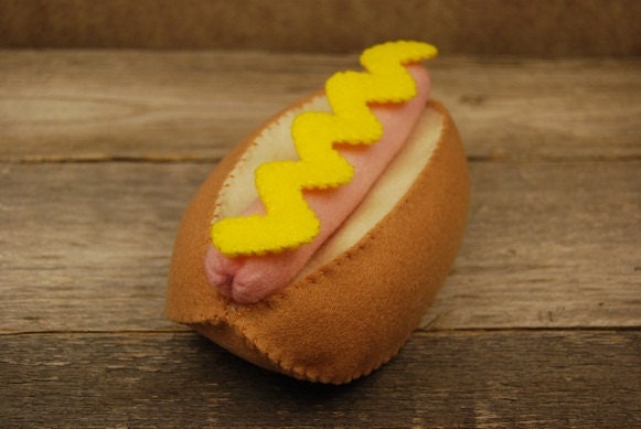 Felt Food Hot Dog