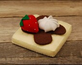 Felt Food Waffle Breakfast
