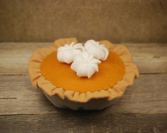 Felt Food Pumpkin Pie