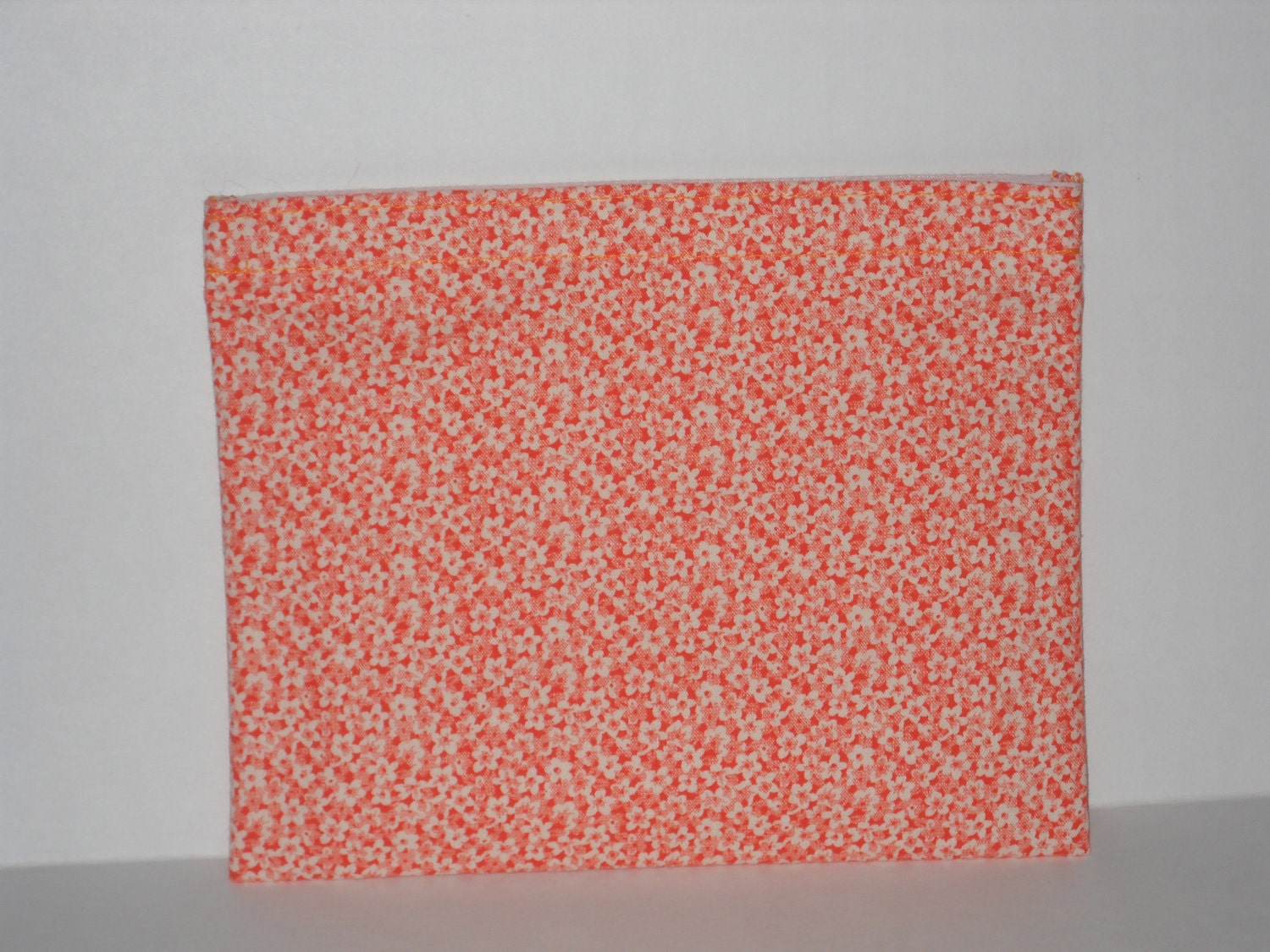 Snack Bag - Reusable - Eco Friendly  - Orange Floral