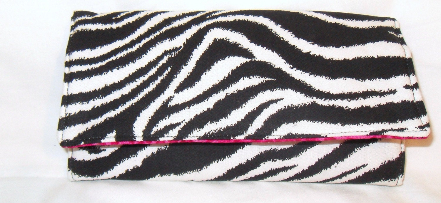 Zebra and Pink Animal Print Wallet