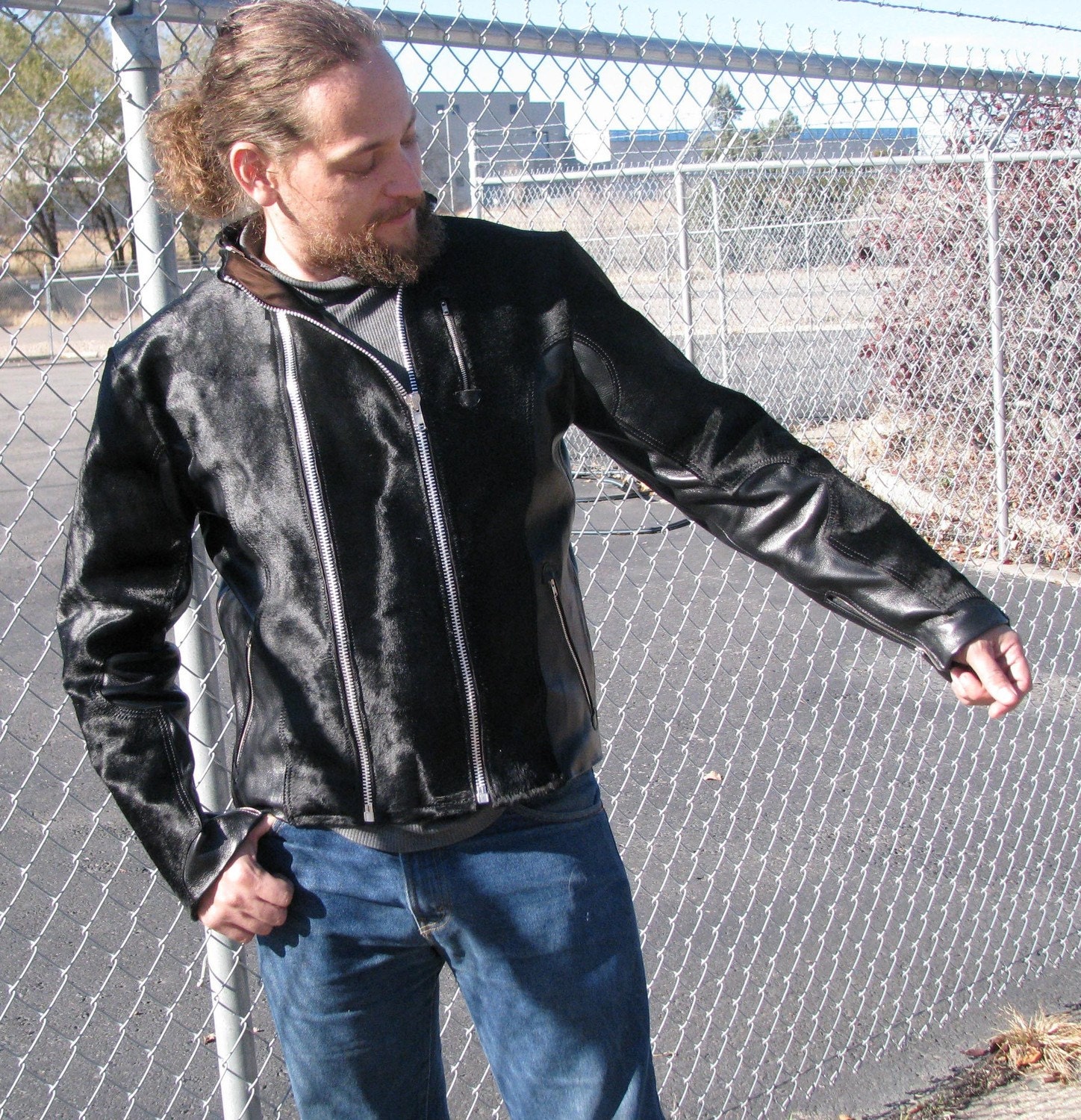 Custom Leather Jackets--Your design, Muslin fit