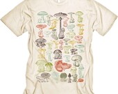 Mushrooms Tshirt Graphic Tee MENS Tshirt S M L XL XXL