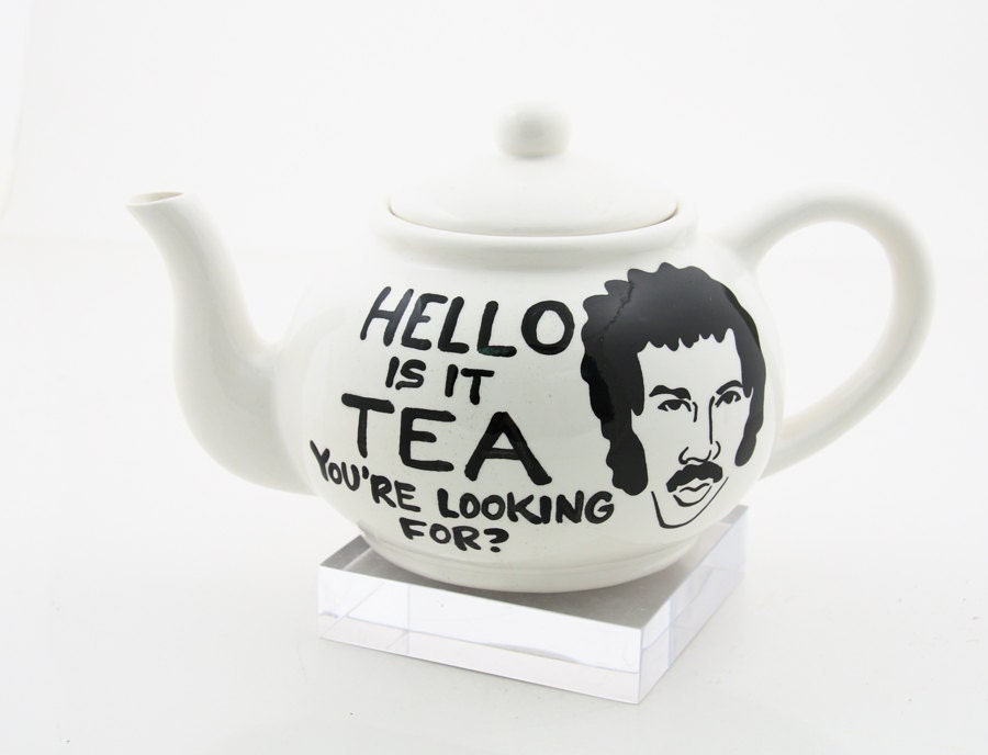 HELLO is it tea you're looking for full sized teapot