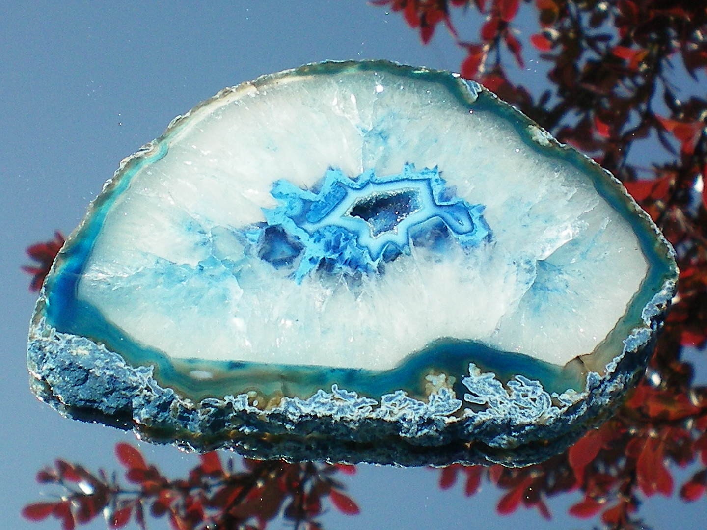 Big Blue Beautiful Agate