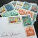 Chemistry Gems .. UNused Vintage Postage Stamps  .. post 5 letters
