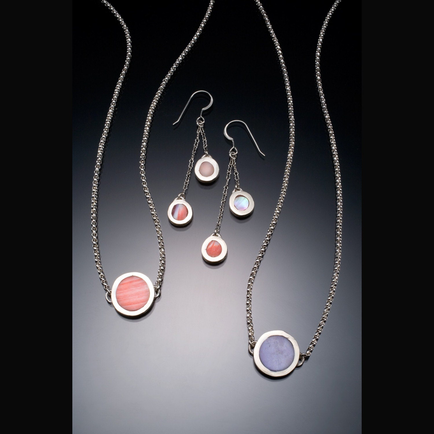 Dime sized Circle Pendant