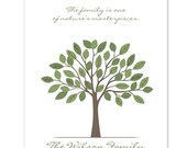 Printable Small Family Tree (11x14 PDF)