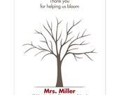 Printable Teacher Fingerprint Tree (PDF)