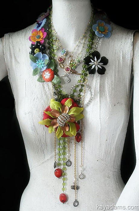 WILD CHILD Necklace. What Is THAT. Exactly My Point. Downpayment for a FunkY as You DaRe Kay Adams Sculpture Statement Necklace.