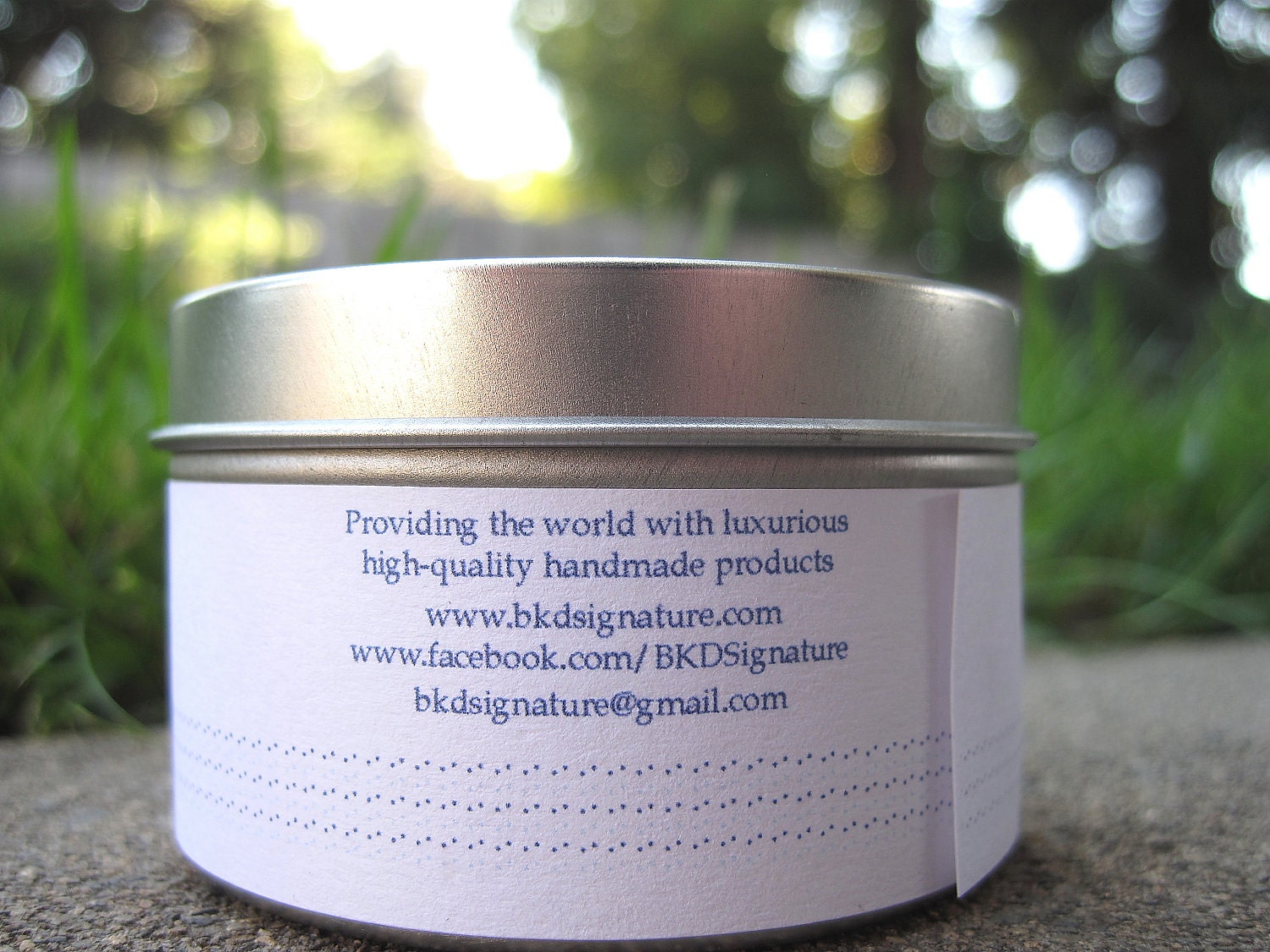 Sweet Pumpkin Spice Scented Premium Eco Friendly All Natural Soy Candle 4 oz Round Tin