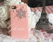 20% off asle. Popsicle apple iphone 4 4s case, crystal pearl snowflake, US fast shipping