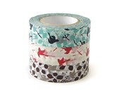 Japanese Washi Masking Tape - Message Birds - Set 3