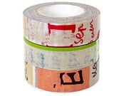 Japanese Washi Masking Tape - Graffiti Collage A - Set 3