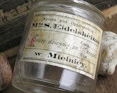 AWESOME label on an antique medical bottle...        Jan 14