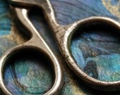LARGE VINTAGE  SCISSORS...  to use in your ASSEMBLAGE mixed media SHADOW BOX or in any way you would want to