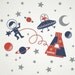 Space Boy Wall Decal Sticker Outer SpaceWalk for Children Nursery