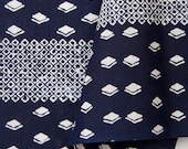 Vintage Japanese cotton fabric for yukata