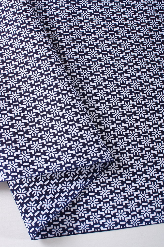 Vintage Japanese cotton fabric for yukata