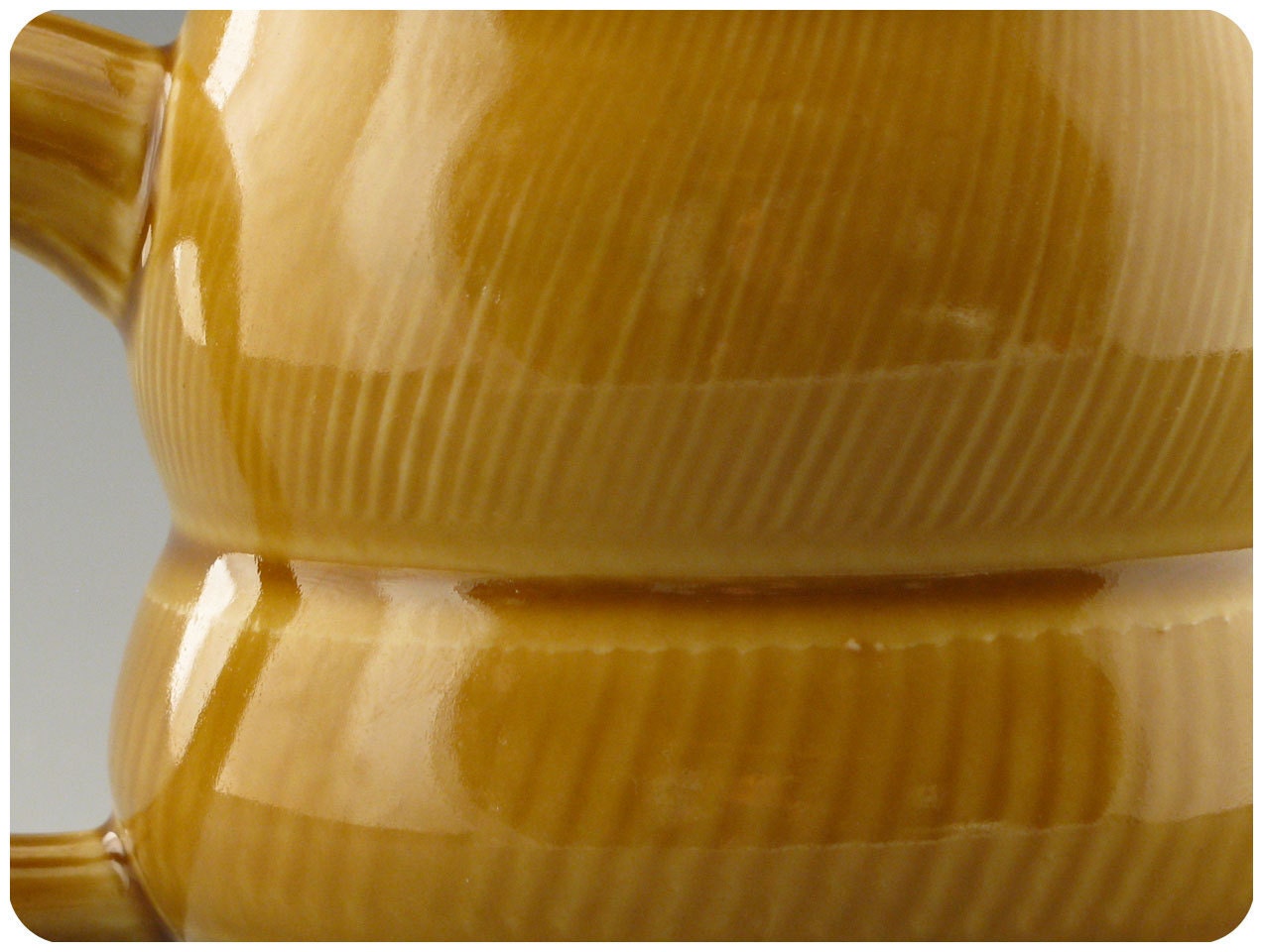 Golden Yellow Porcelain Mug