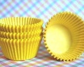 Cupcake Liners 50 Solid Yellow