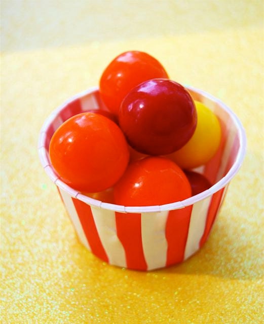 Candy Cups in Rainbow Polka Dots (25)