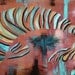 HUGE Fine Art Textured 3D effect Original Painting Home Decor Wall Decor modern Koi Fish Art Ready to hang painting, 24 x 36 Art Nan B