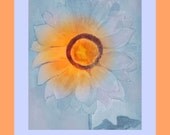 Flower Art Digital Print Floral Ethereal Home Decor Wall Hanging