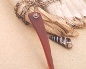Urban Chic Rich Amber Sea Glass Necklace