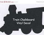 Train Chalkboard Vinyl Decal - Large