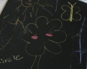 Chalkboard Vinyl 24 inch x 24 inch - Great for chalkboard tables
