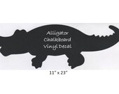 Alligator Chalkboard Vinyl Decal