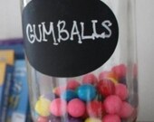 Oval Chalkboard Labels - 12 -  Make your own mini chalkboards