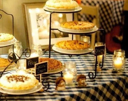 Mini Chalkboard Table Stands- As Seen In BRIDES Magazine-12 inches tall