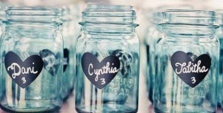 200 Heart Chalkboard Labels-DIY Mason Jars and Wedding Favors-FREE SHIPPING