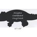 Alligator Chalkboard Vinyl Decal