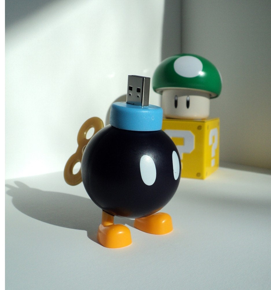 4GB Bob-Omb from Nintendo Super Mario Bros. USB Flash Drive