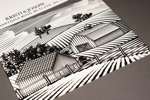 Wedding Invitation - Party Till The Cows Come Home