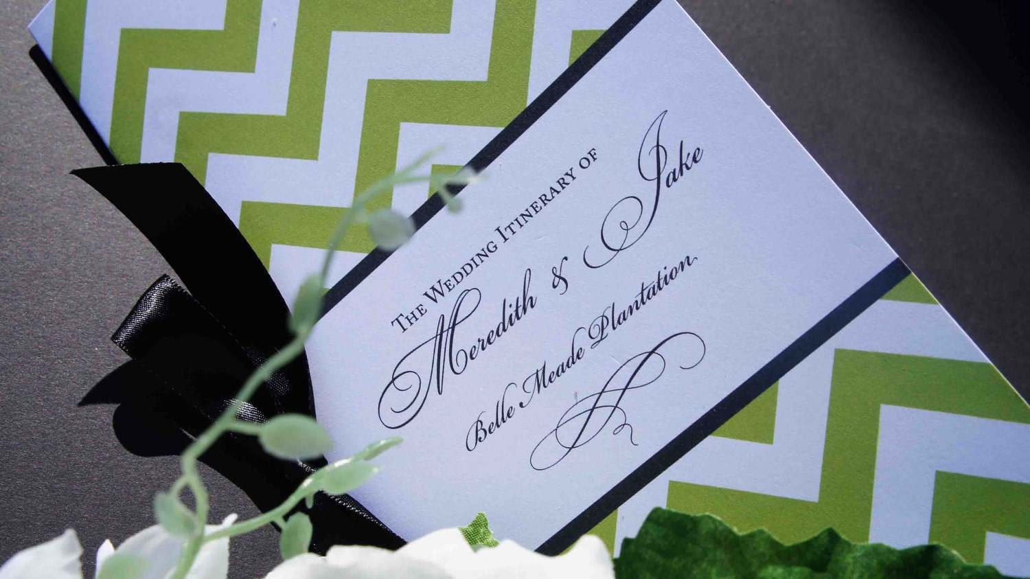 Belle Meade Wedding itinerary