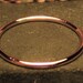 Thin solid 14k PINK Gold Wedding band handmade plain fine classic dainty smooth full round simple organic 1.3 mm skinny ROSE gold ring