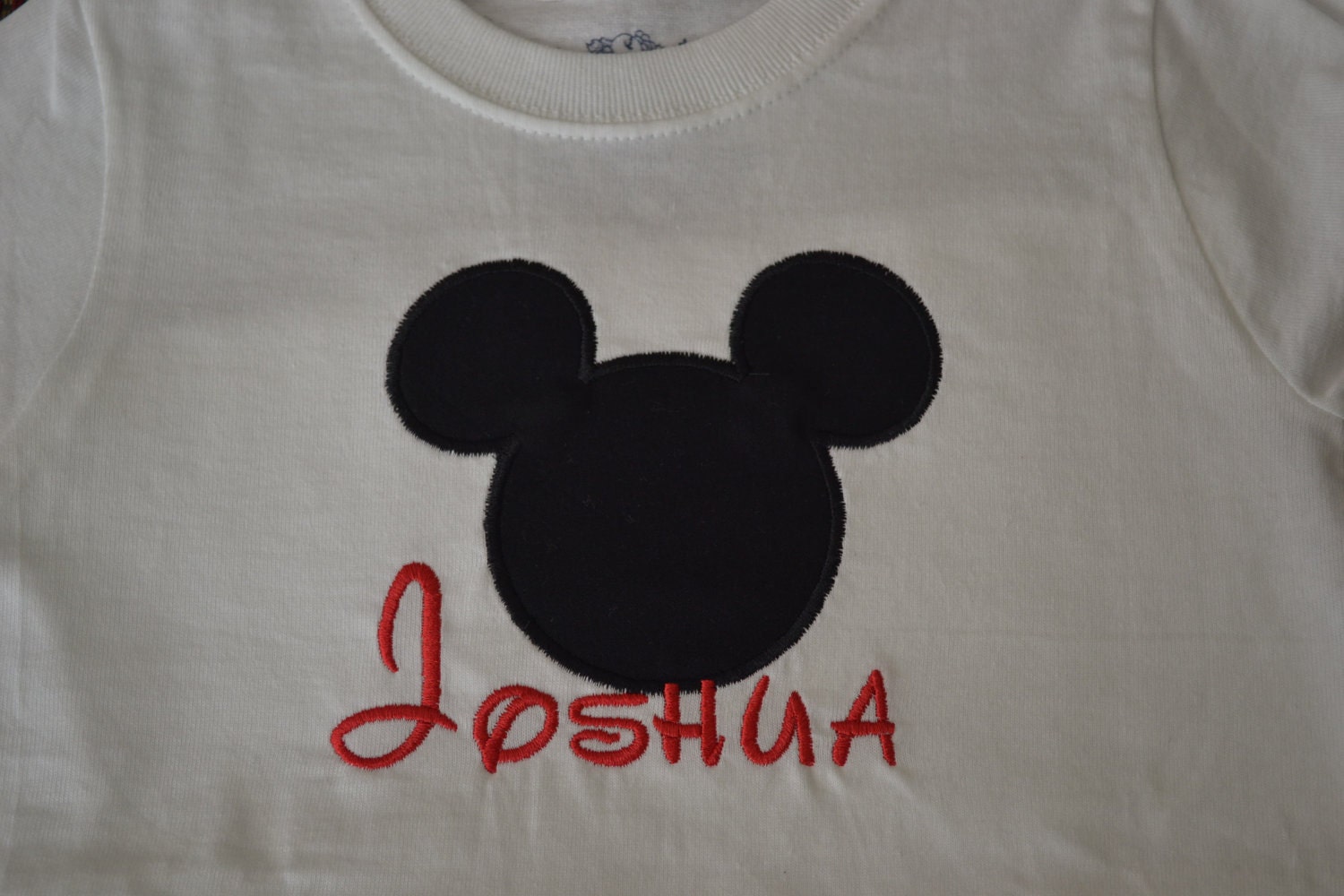 Mickey Mouse Applique Shirt--- Disney Trips, and for the Love of Minnie