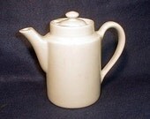 Vintage HALL Restaurant Ware Individual Coffee Pot  White