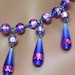 Art Deco Czech Necklace Lampwork Beads Vintage 1920s