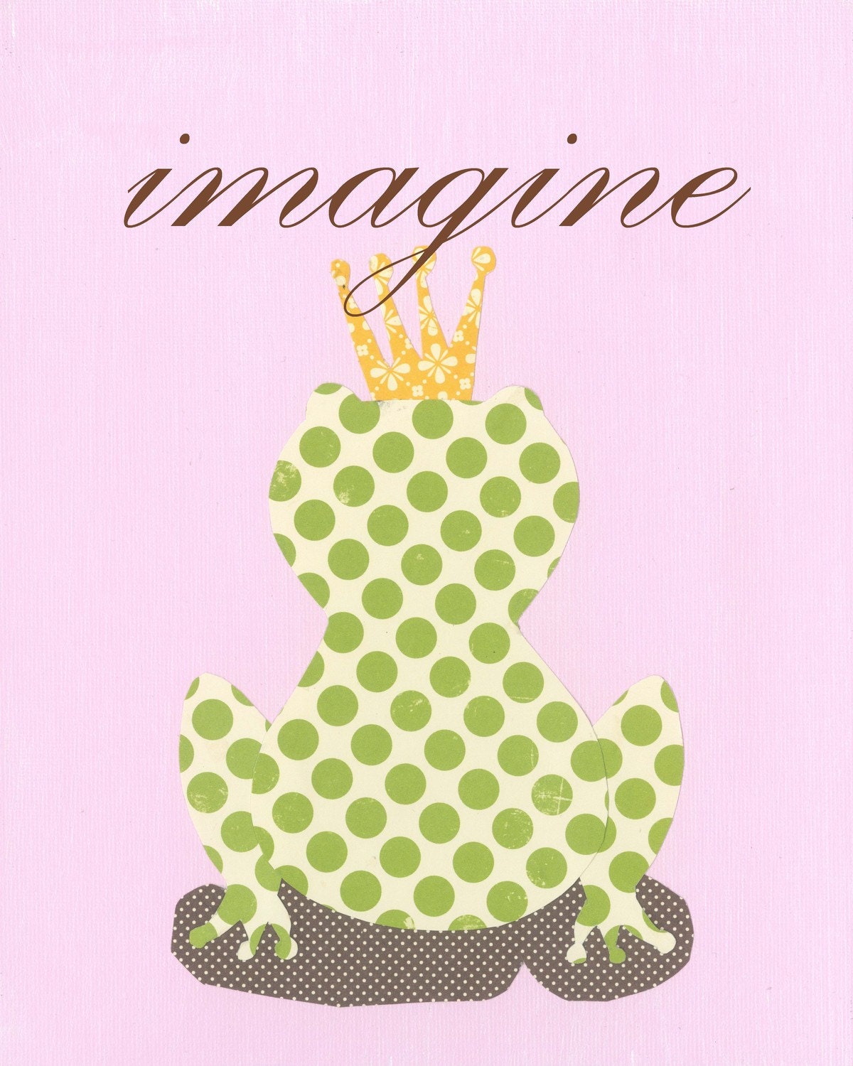 Nursery Art PRINT - Pink Fairy tale Art Set of 3