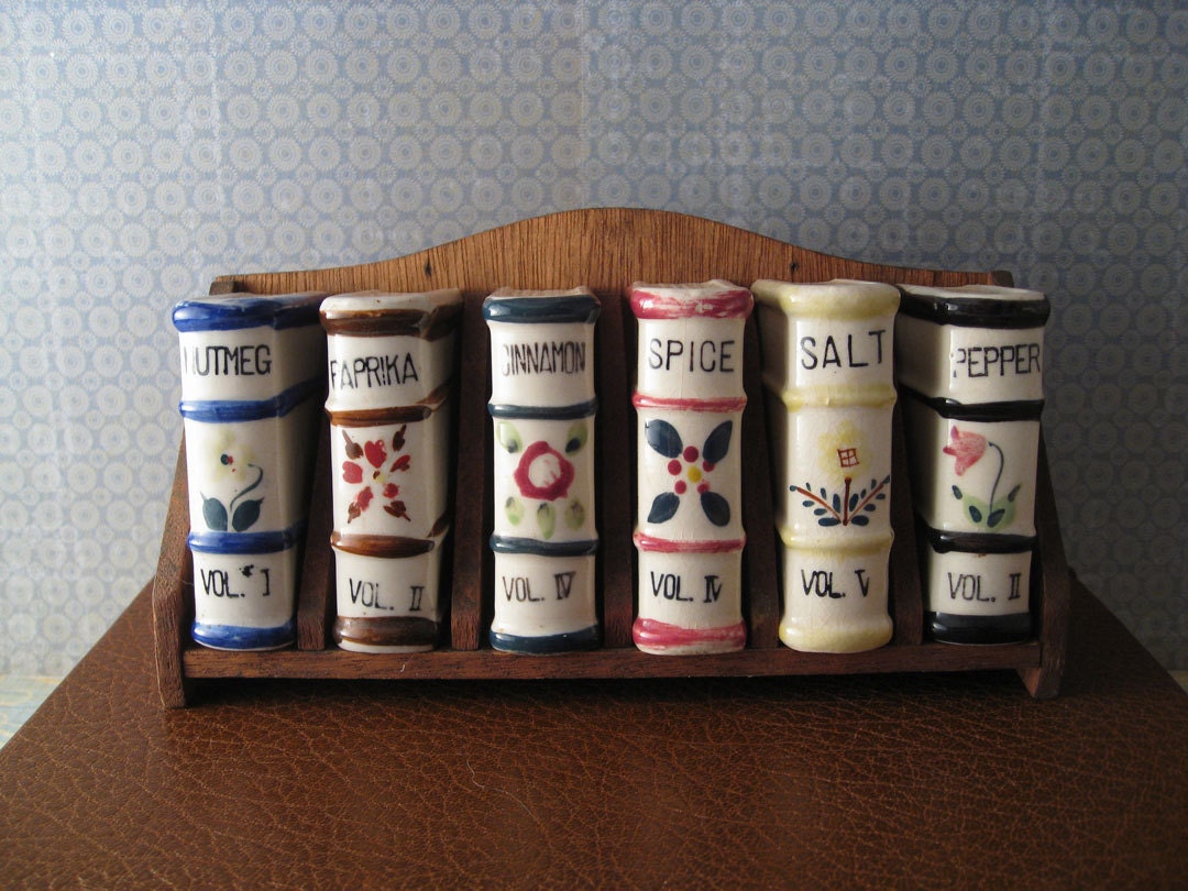 Bookshelf Spice Rack