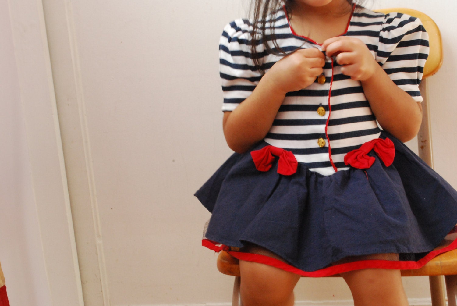 Vintage Sailor Girl Dress
