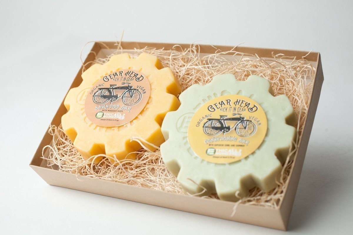Organic Vegan Natural No-Bottle Shampoo and 2-in-1 Conditioner Shampoo Pack Made In America All Natural Ingredients