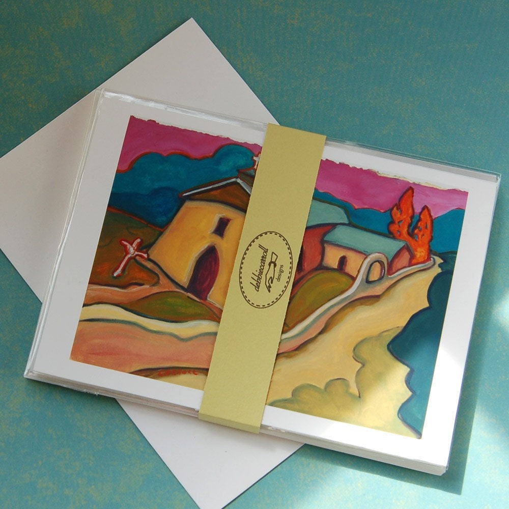 Adobe Churches of New Mexico - Set of 4 Mini Prints or Art Cards