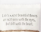 Handmade Lavender Sachet - Love Quote - Mother's Day Gift for Mom, Grandma, Aunt, Teacher Appreciation Gift